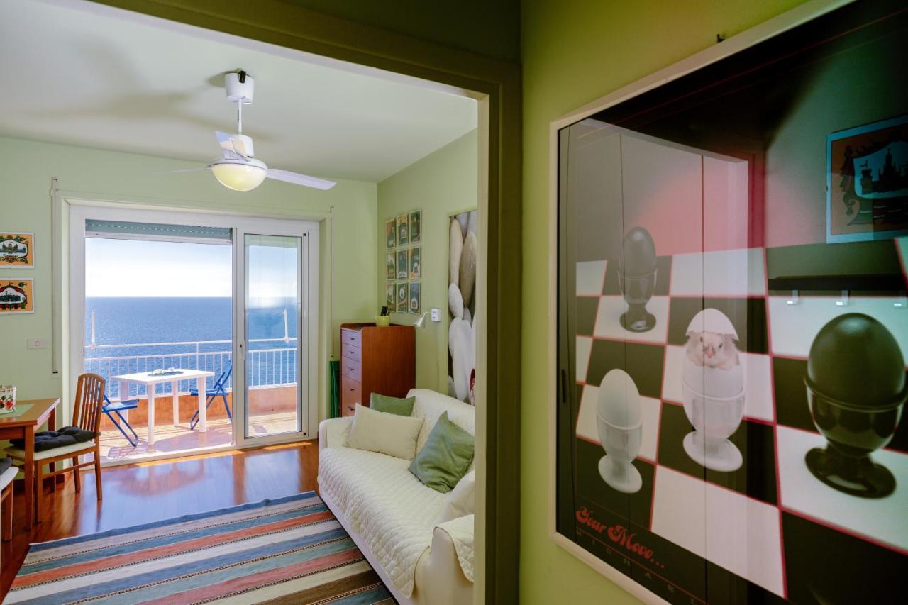 163 - Sunshine Suite 4 Fronte Vista Mare, 100M Spiaggia Sanremo Exterior photo